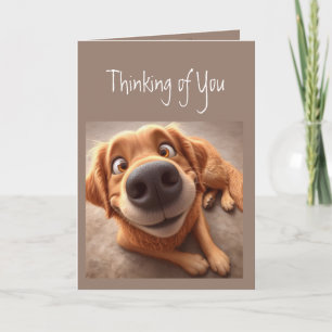Tarjeta Tú Nariz Cuánto Pensando en Tu Perro
