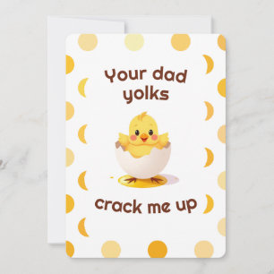 Tarjeta Tu papá Yolks me revuelve el Día del Padre
