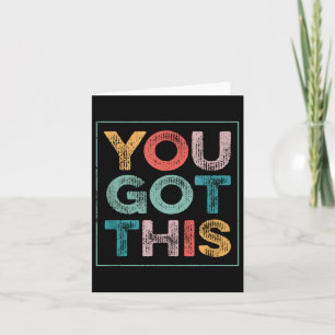 Tarjeta Tú Puedes Frase Motivacional Genial 