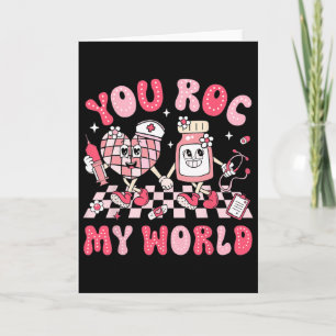 Tarjeta Tú Roc Mi Mundo Enfermera Día de San Valentín Er I