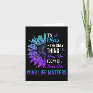 Tarjeta Tu Vida Es Prevención Del Suicidio Hombres Mujeres