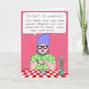 Tarjeta ¿Tú, viejo?