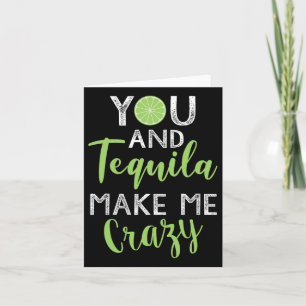 Tarjeta Tú Y Tequila Me Hacen Loco Fiesta Cinco De Mayo