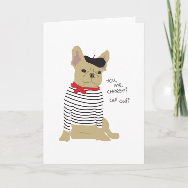 Tarjeta ¿Tú, yo, queso? (Anverso)