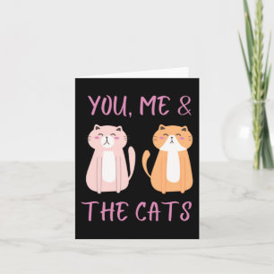 Tarjeta Tu Yo Y Los Gatos Parejas Lindas De San Valentín
