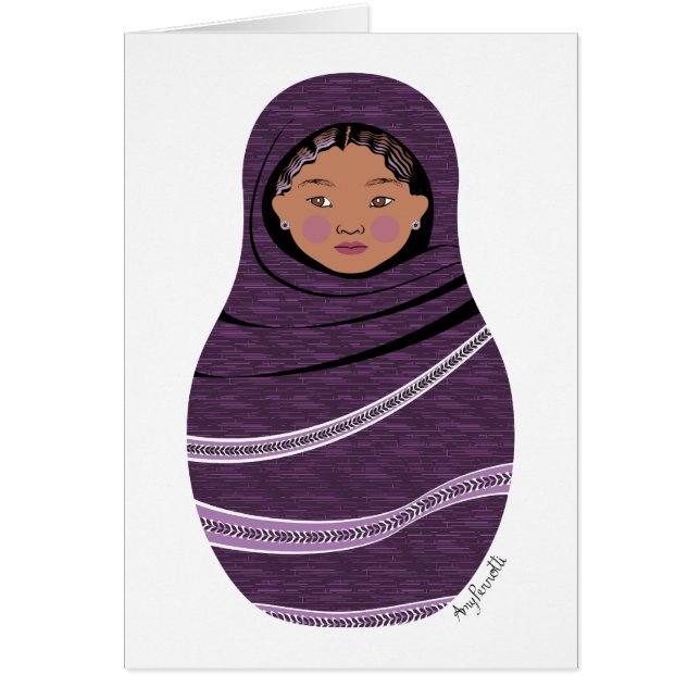 Tarjeta Tuareg Matryoshka (Frente)