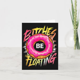Tarjeta Tubería divertida es flotar flotador de verano