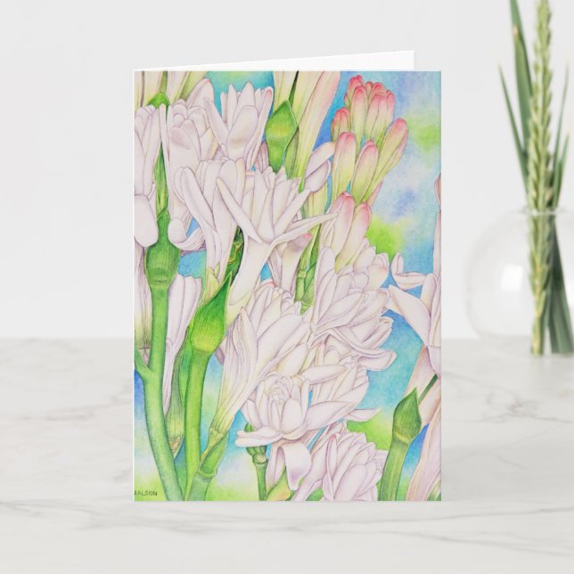Tarjeta Tuberose (Anverso)