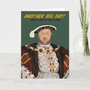 Tarjeta Tudor King Henry VIII Otro gran cumpleaños