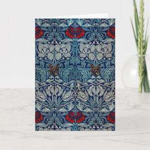Tarjeta Tulip y Rosa, William Morris