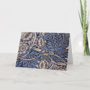 Tarjeta Tulip y Willow por William Morris