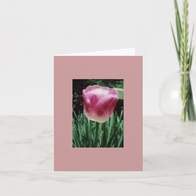 Tarjeta Tulipán NoteCard (Anverso)