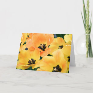 Tarjeta Tulipanes amarillos