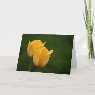 Tarjeta Tulipanes amarillos