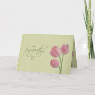 Tarjeta Tulipanes de simpatía