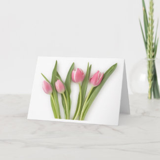 Tarjeta Tulipanes en Flor