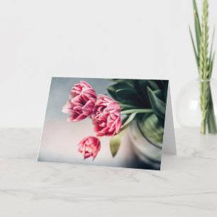 Tarjeta Tulipanes en una vesícula