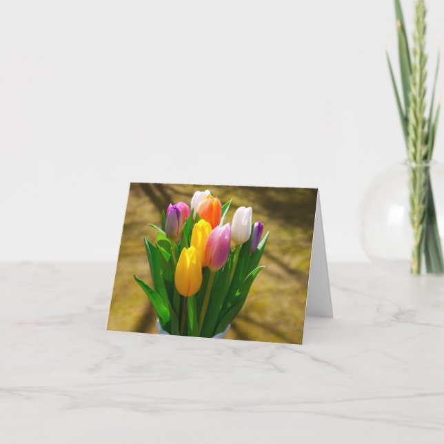 Tarjeta Tulips (Anverso)