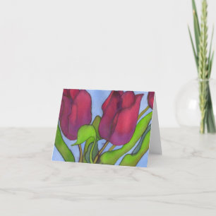 Tarjeta Tulips Notecard