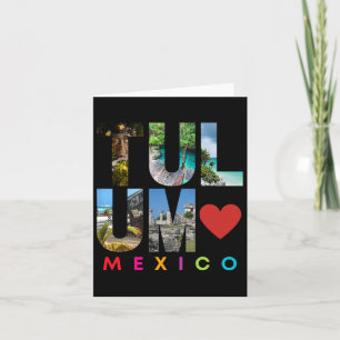 Tarjeta Tulum México 2022 Vacaciones Playa Camisetas Famil