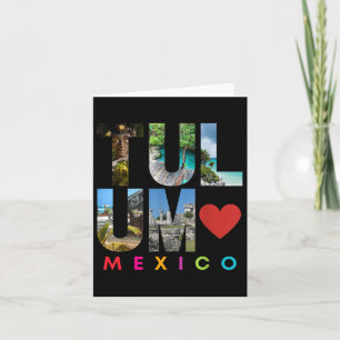 Tarjeta Tulum Mexico 2022 Vacation Beach Matching Family G
