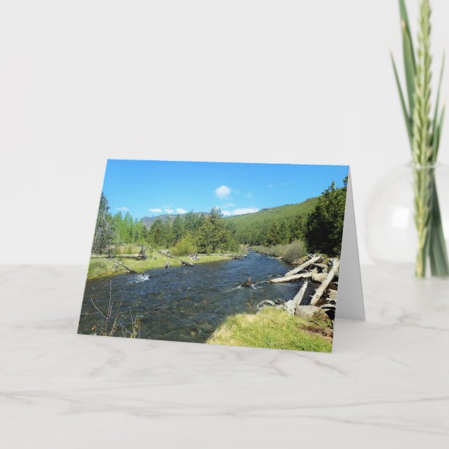 Tarjeta Tumalo Creek, Bend, Oregon (Anverso)