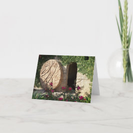 Tarjeta Tumba del Cristo ascenso Jesús Cristiano Notecard 