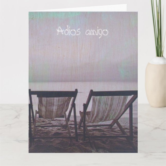 Tarjeta tumbonas grandes (Anverso)