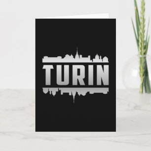 Tarjeta Turín Italia City Skyline Cityscape Gracioso regal