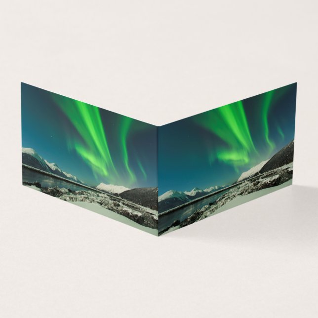Tarjeta Turnagain Arm Aurora (Exterior)
