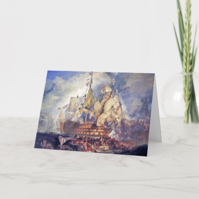 Tarjeta turner, la batalla del tráfico (1822) (Anverso)