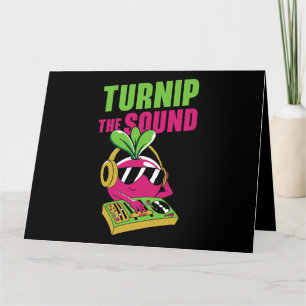 Tarjeta Turnip El Sonido DJ Musician Music Composer Writin