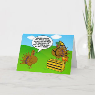 Tarjeta Turquía con Jetpack - Funny Personalizado motivaci