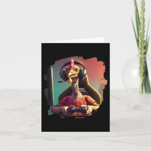 Tarjeta Turquía: Juego de video juego de acción de gracias