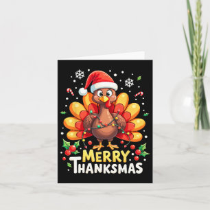 Tarjeta Turquía Santa Feliz Feliz Feliz Feliz Día de Graci