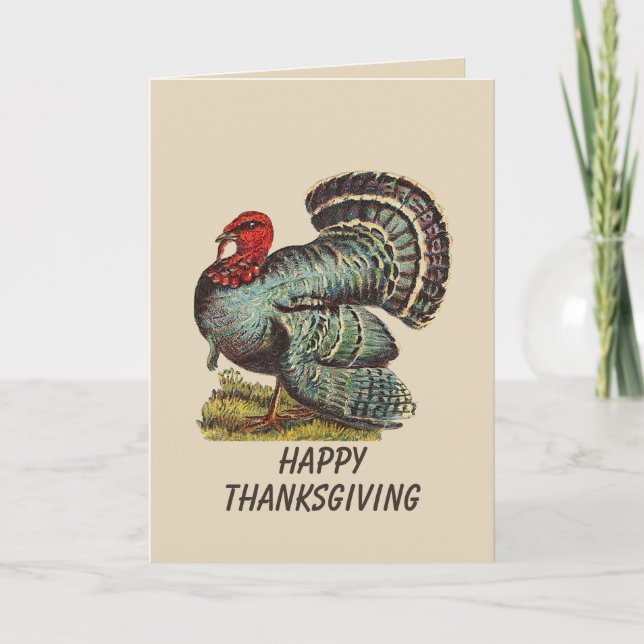 Tarjeta Turquía vintage (Anverso)