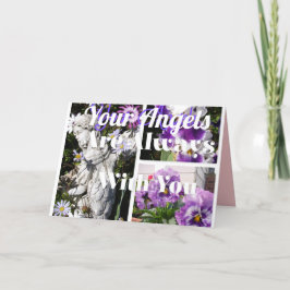 Tarjeta Tus ángeles siempre están contigo, mejor carta