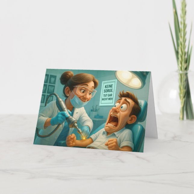 Tarjeta Tut gar nicht weh... (Anverso)