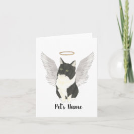 Tarjeta Tuxedo Ragamuffin Simpatía de gato medio doméstico