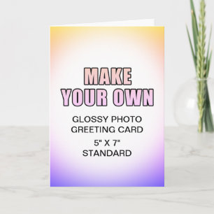 Tarjeta Tuya Personalizada de 5" x 7" Doblada