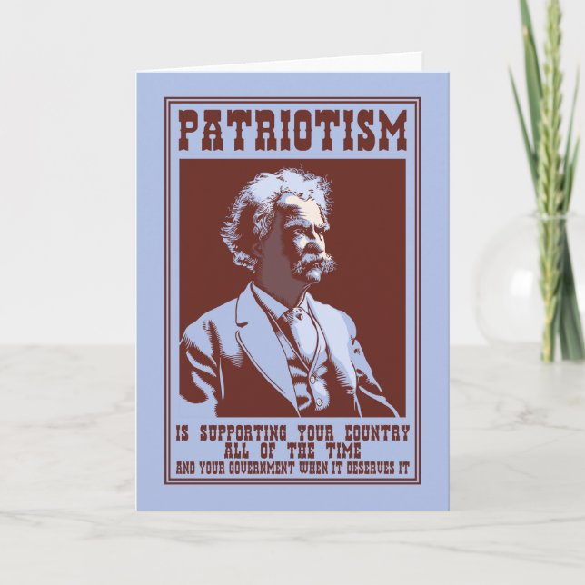 Tarjeta Twain - Patriotismo (Anverso)