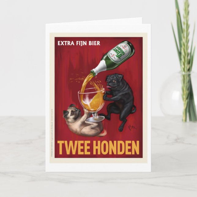 Tarjeta Twee Honden (Anverso)