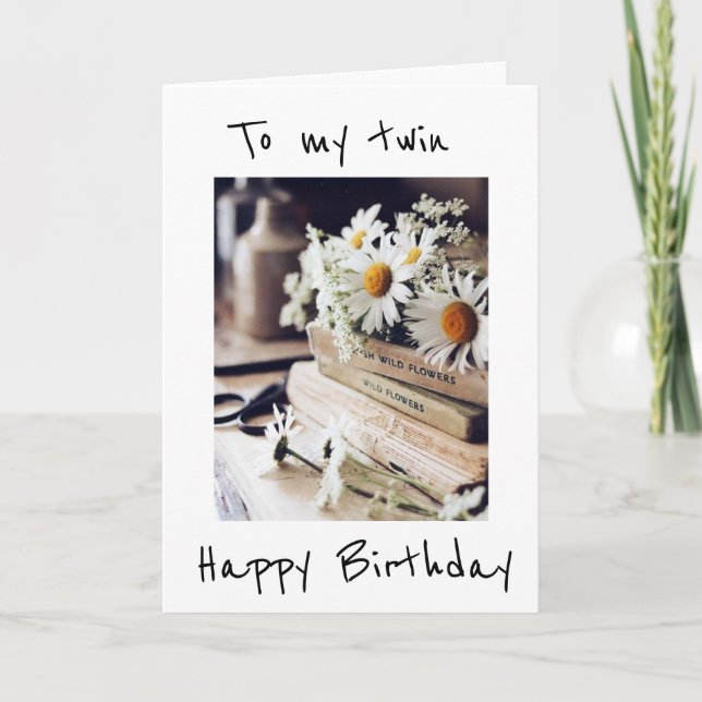 TARJETA **TWIN** ESTÁS LISTO PARA CELEBRAR "NOSOTROS" (Anverso)