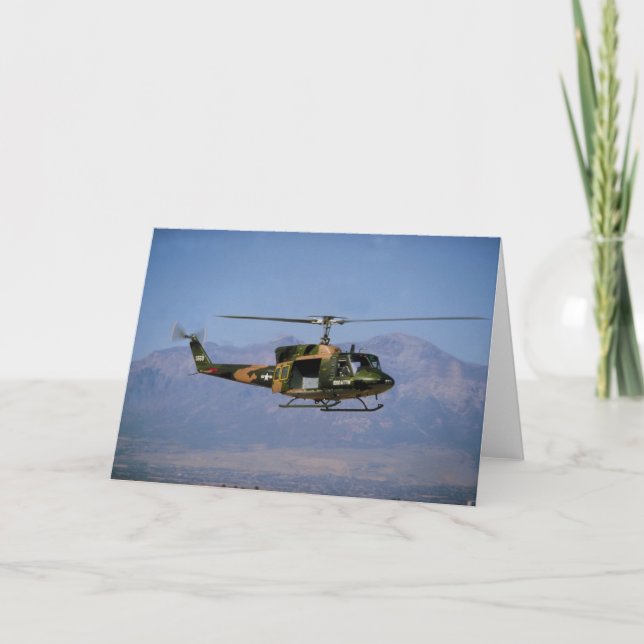 Tarjeta Twin Huey UH-1N (Anverso)
