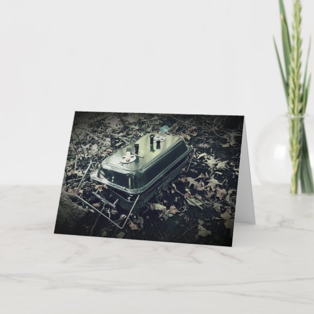 Tarjeta "Twin Lake Cookout" (Anverso)