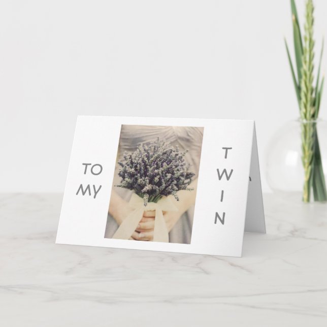 TARJETA ***TWIN** NUEVO VIAJE COMO FABULOSO (Anverso)