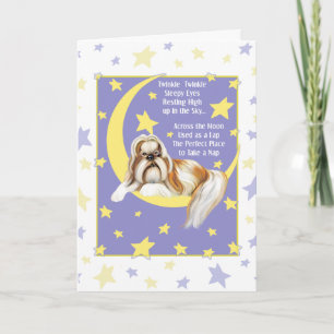 Tarjeta Twinkle Twinkle Shih Tzu