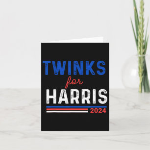 Tarjeta Twinks para Kamala Harris