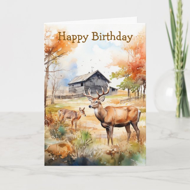 Tarjeta Two Deer (Anverso)