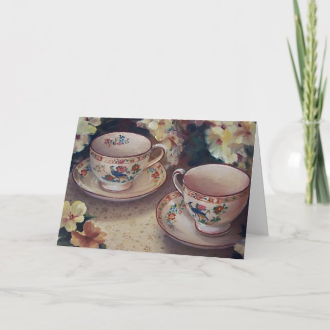 Tarjeta Two for Tea (Anverso)